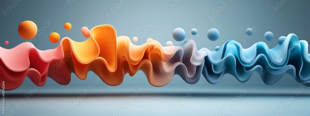 Poster vibrant membrane producing diverse sound frequencies in a mesmerizing wave pattern with a dynamic fl