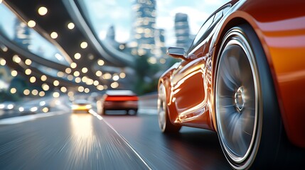 Futuristic vision of smart IoT connected highways utilizing 5G technology to enable automated transportation seamless mobility and efficient traffic management in the modern