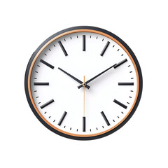 Modern Black and Gold Wall Clock Timepiece Home Decor