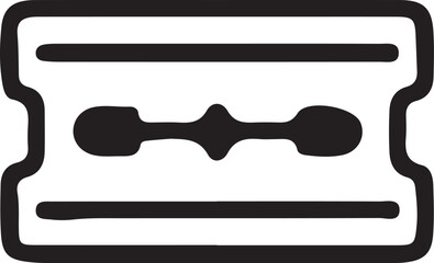 isolated razor blade icon Vector, razor blade Silhouette, razor blade symbol set, razor blade for logo,razor blade Vector illustration, Vector Graphic, EPS 10 , clip art work,