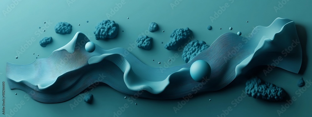 Poster animated wave packet interacting with boundaries and producing standing waves at certain frequencies