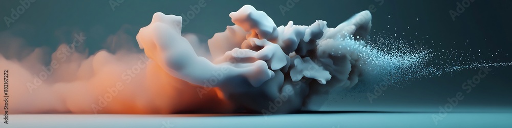 Poster captivating wave packet dispersion animation a mesmerizing 3d rendered visualization of electromagne