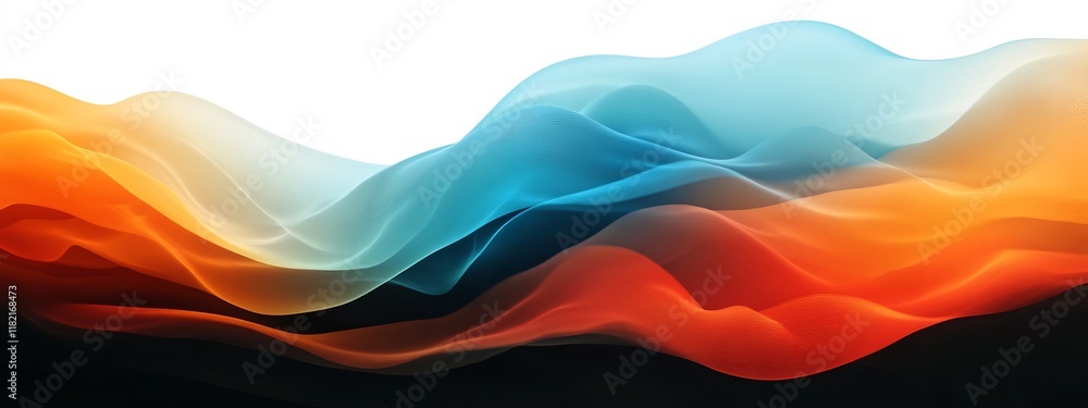 Poster this captivating digital depicts the dynamic movement and interference of a wave packet creating a m