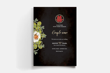 floral bridal shower invitation templates