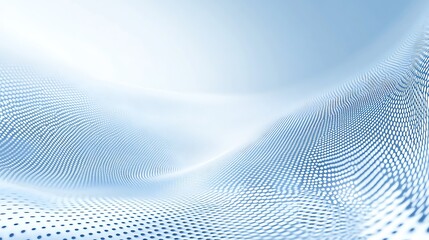 Abstract Blue Wavy Dotted Pattern Background Design