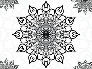 mandala ornamental round lace ornament pattern