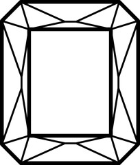 Luxury Jewels And Diamonds Vector Shape