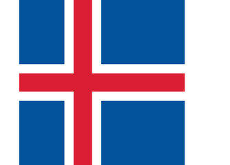 Obraz premium Iceland National Flag Icon