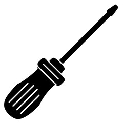 silhouette of a screwdriver