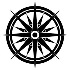 compass rose vector