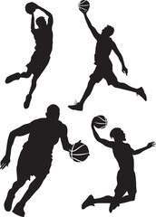 Basketball Player Clipart Vector