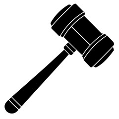 hammer isolated on black