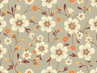 Seamless flower pattern 