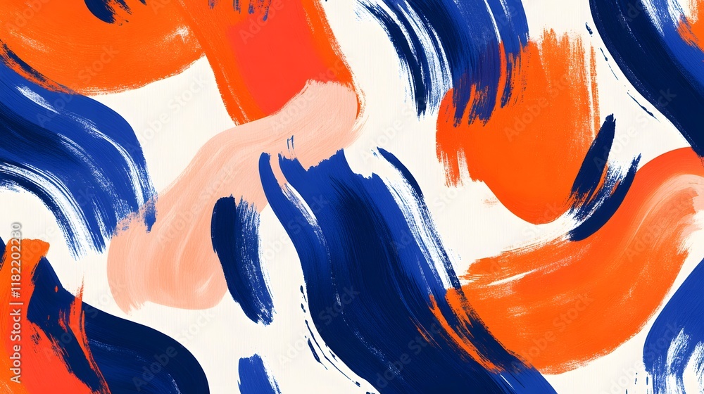 Poster dynamic abstract art creation studio space digital artwork colorful environment close-up view creati