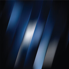 Abstract Blue Black Striped Background