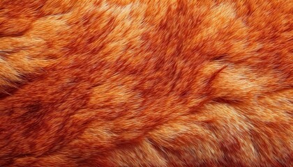 close-up of vibrant orange fur texture with fine detail, ideal for backgrounds, textiles, graphic designs, or digital art projects