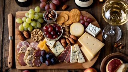 Wine and Cheese Harmony - FOOD PHOTOGRAPHY