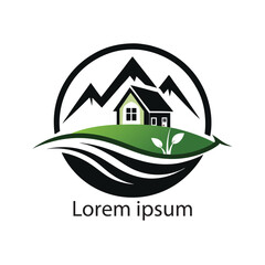 Fototapeta premium Elegant Real Estate Logo Design Modern Property Logo Template