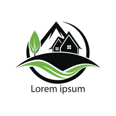 Fototapeta premium Elegant Real Estate Logo Design Modern Property Logo Template