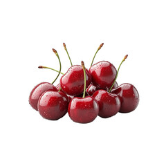 Juicy Red Cherries: A Delightful Cluster of Sweetness