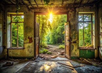 Surreal Nature Reclaiming Chernobyl School: Eerie Beauty of Pripyat