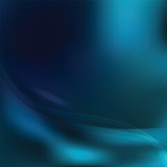 Abstract Dark Turquoise Wave Background Design