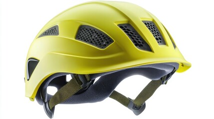 Bright Yellow Safety Helmet for Construction Use