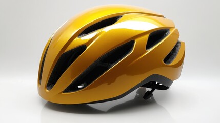 Bright Yellow Cycling Helmet for Safety and Style