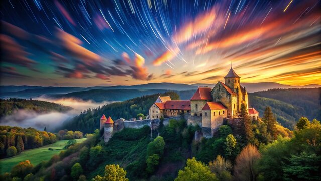 Surreal Time-Lapse: Pernstejn Castle, Czech Republic - Ethereal Beauty