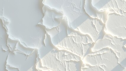 Obraz premium Romantic White Abstract Valentine's Day Texture Art