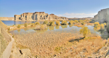 Band-e Pudina Lake in Afghanistan's Band-e Amir National Park