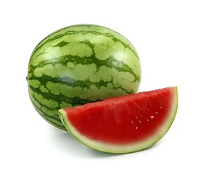 watermelon isolated on white background