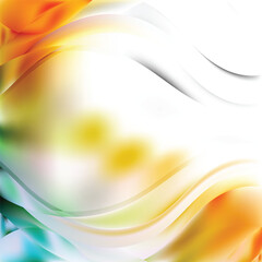 Abstract Light Colorful Wavy Background