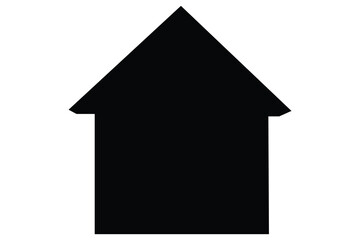 House icon silhouette vector illustration