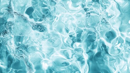 Obraz premium Crystal clear water ripple effects underwater scene nature photography serene environment close-up view tranquility concept