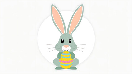 Obraz premium Easter bunny with egg