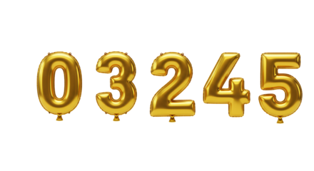 Counting from Zero to Five in Abstract Style