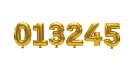 Counting from Zero to Five in Abstract Style