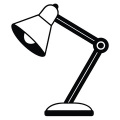 table lamp isolated on white background