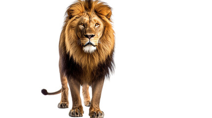 Fototapeta premium lion isolated on white background