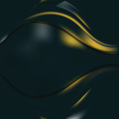 Dark Color Wavy Background Vector
