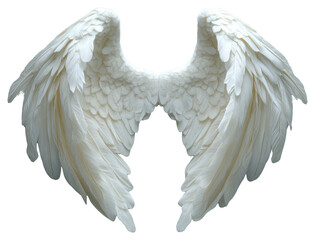 Obraz premium PNG White angel wings white archangel symbolism.