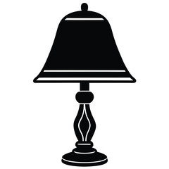 table lamp isolated on white background