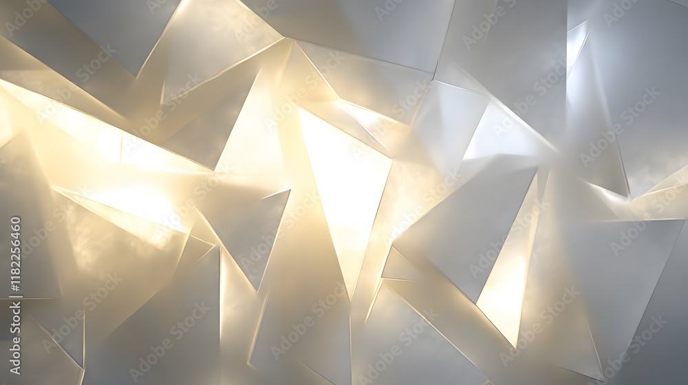 Poster dynamic light patterns creating abstract art studio setting digital artwork minimalist environment c