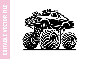 illustration of a monster vector design © artstudio