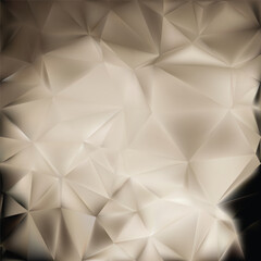 Beige Polygonal Background Vector Design