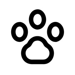 dog paw icon design