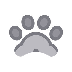 dog paw icon design