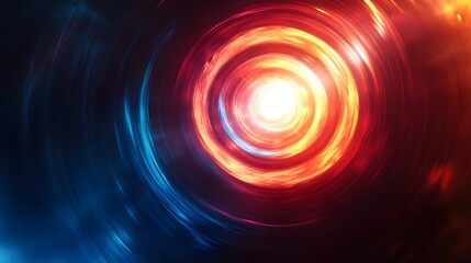 Dynamic light swirl action abstract visualization digital art environment vibrant colors creative concept