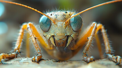 Realistic Illustration of an Insect - Macro Photography